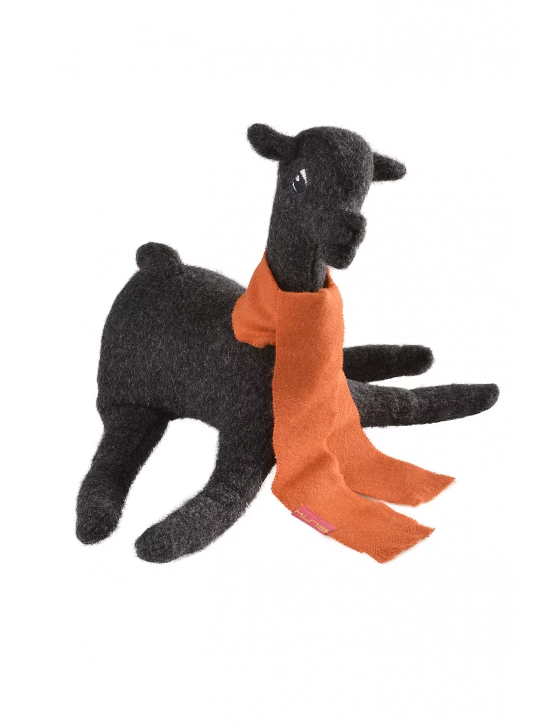 Stuffed felted alpaca animal