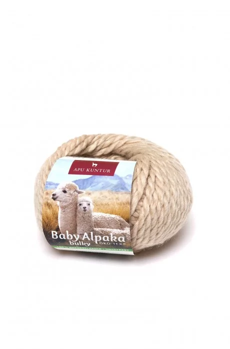 Alpaka Wolle BULKY 50g 100 Baby Alpaka