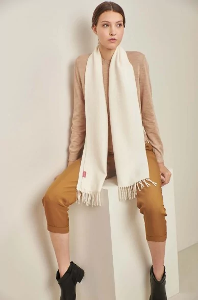 Woven scarf ADRIAN alpaca basic ladies gents KUNA Essentials