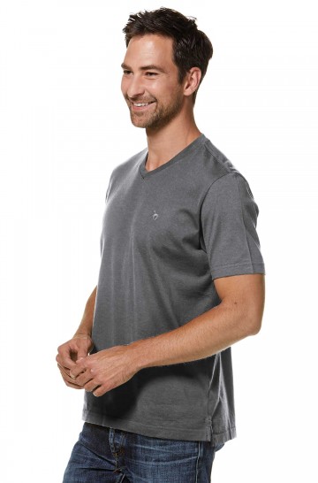 T-Shirt V-NECK aus 90% Bio-Baumwolle & 10% Royal Alpaka 2