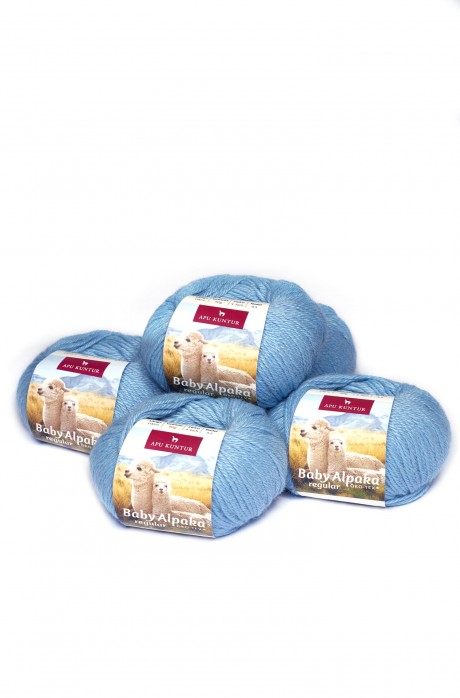 Alpaka Wolle REGULAR | 50g | 5er Pack | 100% Baby Alpaka | 36 Farben