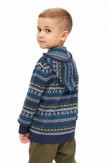 Alpaka Strickjacke MONITO aus Baby Alpaka und Pima Baumwolle 2