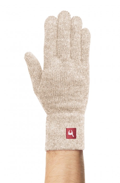 Alpaka Gefütterte Fingerhandschuhe UNI aus 100% Alpaka