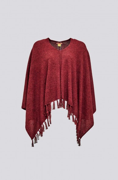 Alpaka Poncho SCORPIO aus 100% Baby Alpaka