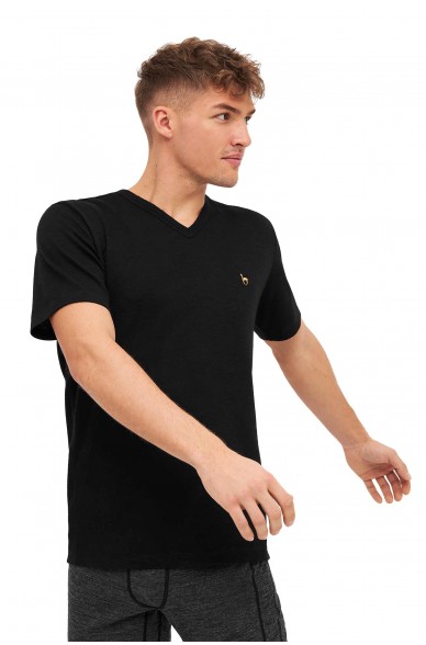 ANDEN ACTIVE Herren Uni Shirt mit Premium Baby Alpaka