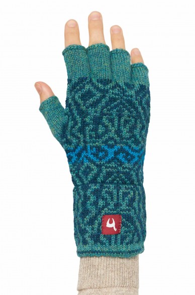 Alpaka Fingerlose Handschuhe CHIMU aus 100% Baby Alpaka