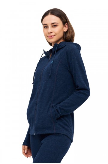 ANDEN ACTIVE Damen Thermo Lounge-Hoody mit Premium Baby Alpaka 2