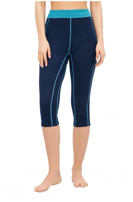 ANDEN ACTIVE Damen 3/4 Thermo Hose mit Premium Baby Alpaka