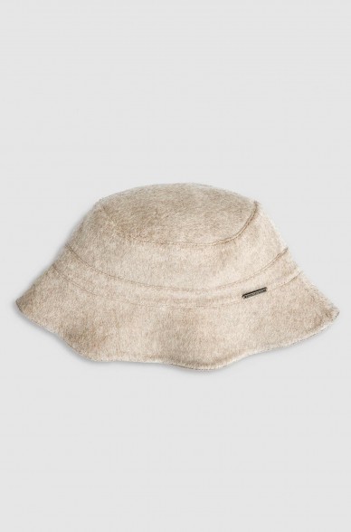 Alpaka Wende-Bucket Hat YPER aus Alpaka-Woll-Mix