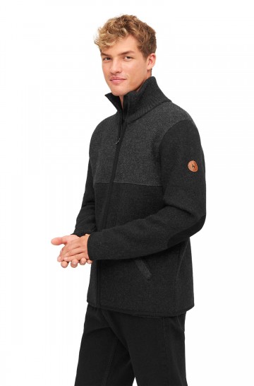 Alpaka Filzjacke OLIVER aus Alpaka und Wolle 2