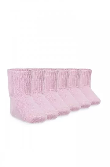 Story Loris - Girls Pink Socks with Bow