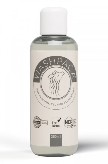 washpaca® lessive fine bio pour alpagas, laine et fibres naturelles 250 ml