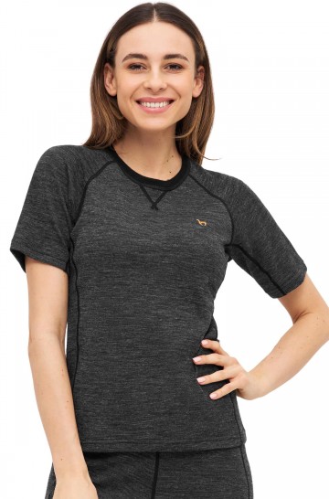 T-shirt thermique ANDEN ACTIVE pour femmes avec Premium Baby Alpaga